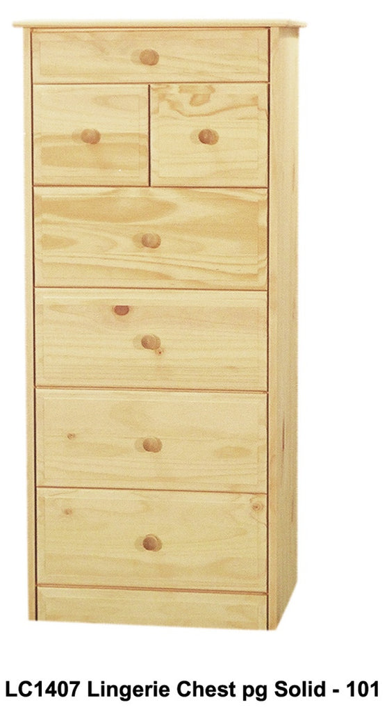 Unfinished Lingerie chest with 5 drawers
