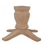 [48x48x66 inch] Butterly Ext. Pedestal Table