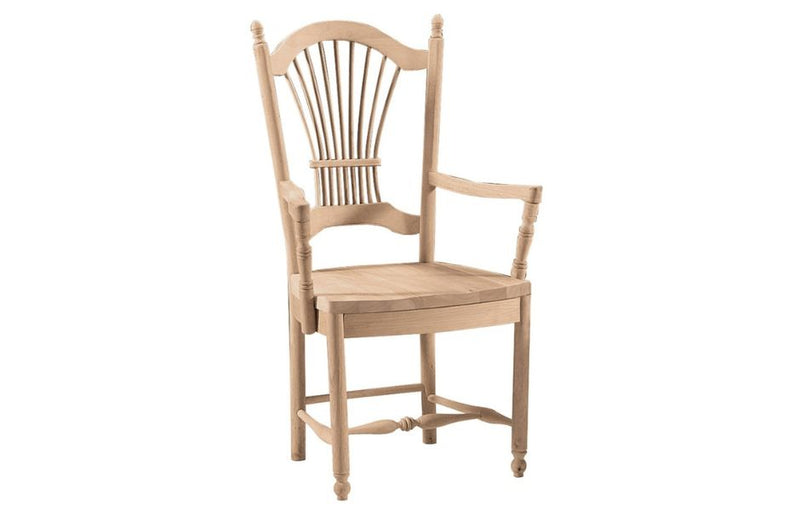Wheat Back Arm Chairs