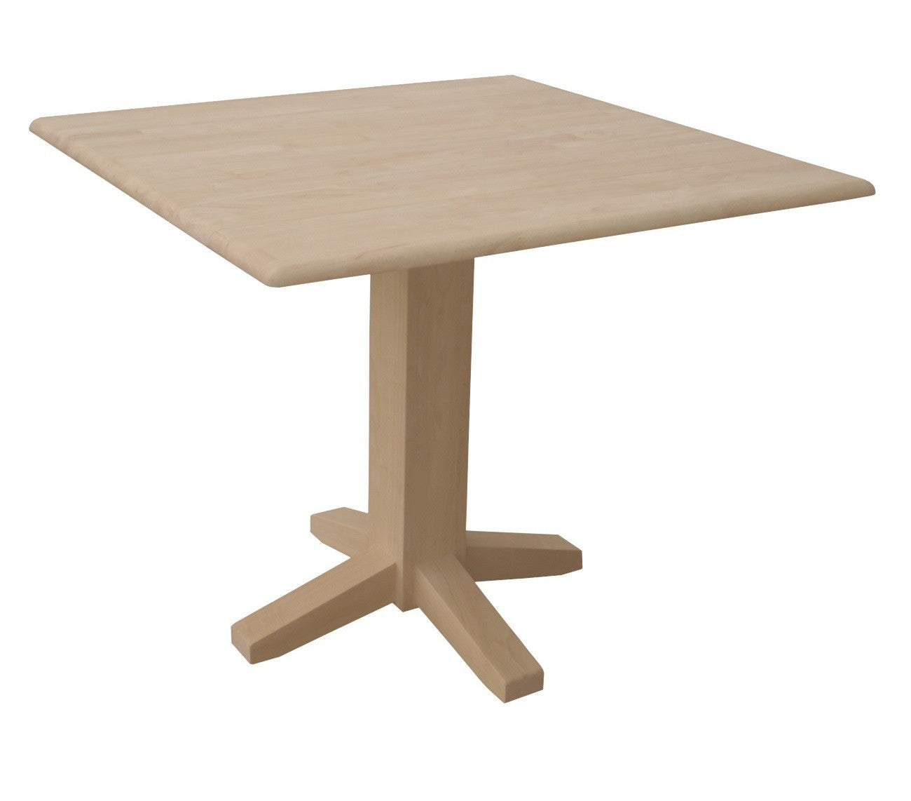 [36x36 Inch] Square Dropleaf Dining Table