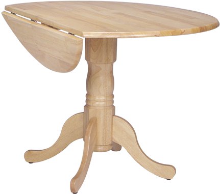 [42x42] Round Dropleaf Pedestal Tables