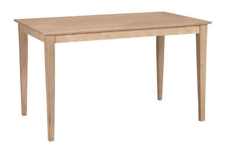 [36x60 Inch] Shaker Solid Dining Table