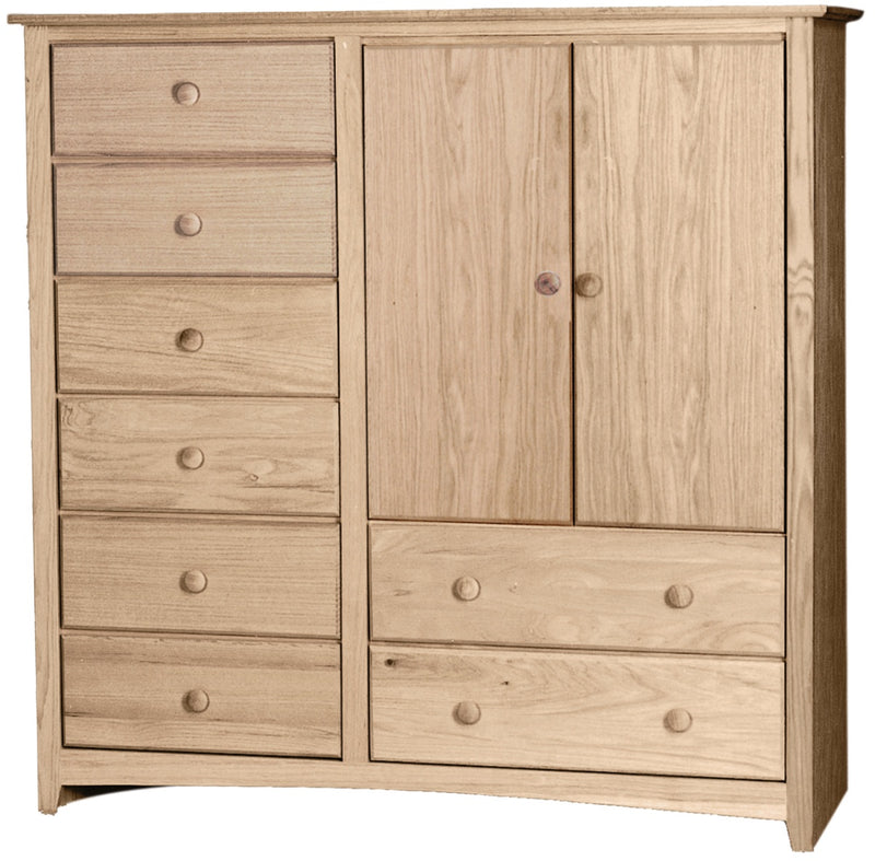 [56 Inch] Shaker 8 Drawer Armoire