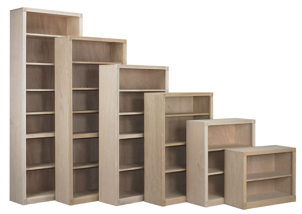 Federal (F) style bookcase waterfall - BK
