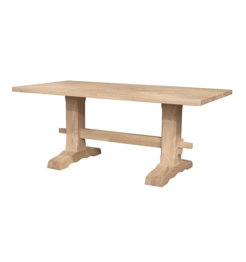 [36x72 inch] Thick Trestle Table