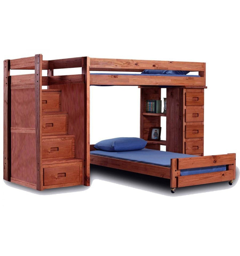 Reversible Staircase Loft Beds 