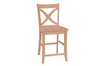 Vine Curved X Counter Stool