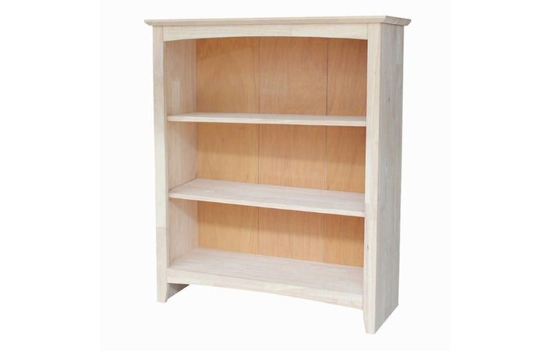 32" x 36" Shaker Hardwood Bookcase