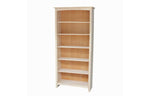 32" x 72" Shaker Hardwood Bookcase