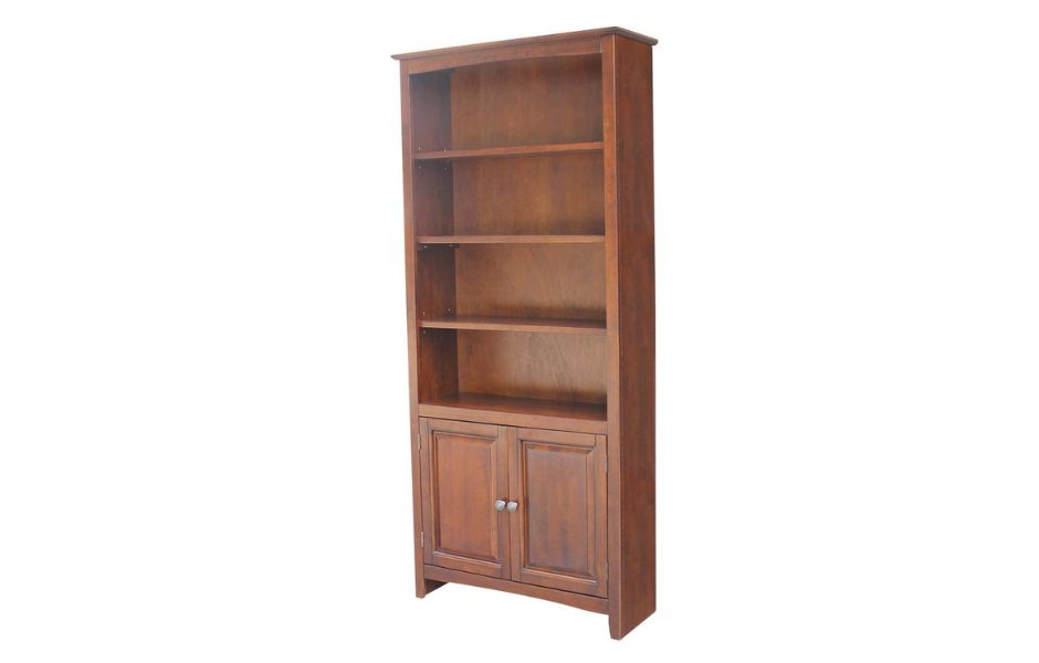 32" x 72" Shaker Hardwood Bookcase